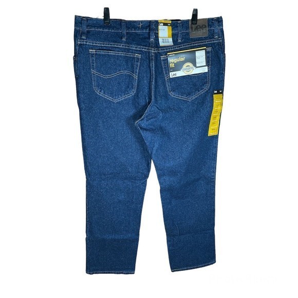 NWT‎ Vintage Lee Regular Fit Men's 40 x 30 Dark Pepper Wash Straight Leg Jeans - Picture 3 of 13
